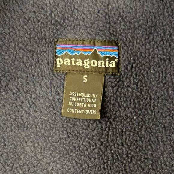 VTG PATAGONIA | Red 90s Puffer Fleece Lined Mock Neck Vest | Men's Small - Picture 8 of 9